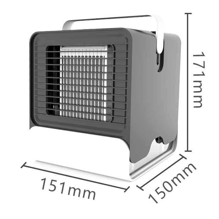 Household dormitory Portable Mini Personal Air Conditioner Cooler Machine Table Fan for office summer necessity tool2133596