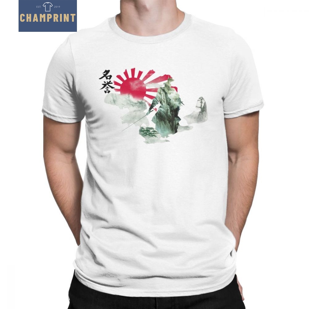 Men's Way Of The Samurai T-Shirts Japanese Samurai Bushido Casual Round Neck Short Sleeve Tops Pure Cotton Tees Printed T Shirt, Burgundy
Men's Way Of The Samurai T-Shirts Japanese Samurai Bushido Casual Round Neck Short Sleeve Tops Pure Cotton Tees Printed T Shirt, Burgundy