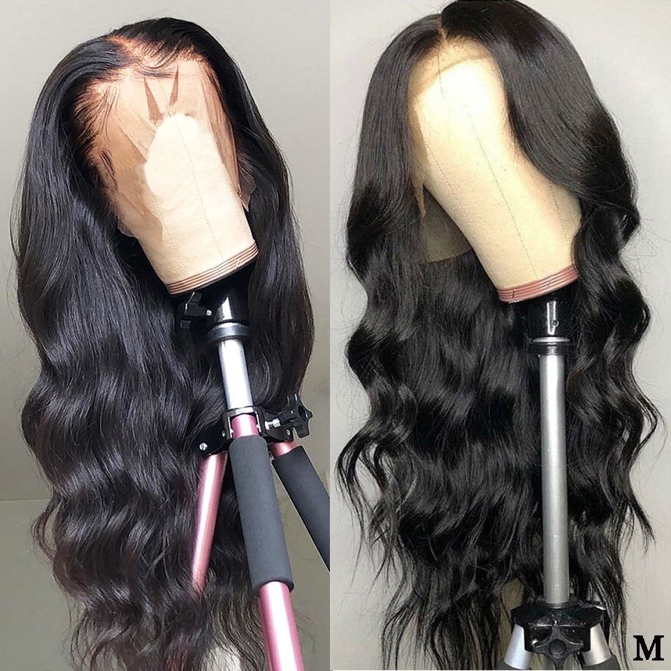 13x6 Lace Front Wig Pre Plucked Brazilian Body Wave Lace Front Human Hair Wigs 150% Density Middle Ratio Lace Front Wigs, Black
13x6 Lace Front Wig Pre Plucked Brazilian Body Wave Lace Front Human Hair Wigs 150% Density Middle Ratio Lace Front Wigs, Black