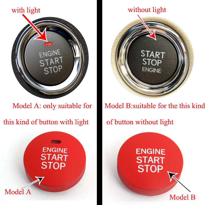 Car Interior Accessories Styling Start Stop Engine Ignition Cover Auto Button Case For Subaru BRZ Impreza XV Forester Outback