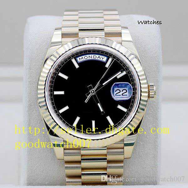 2020 Mens 228238 DayDate 40MM Yellow Gold Black Motif Dial Sapphire Glass Automatic Mens Luminous Stainless Steel 316F Watches
2020 Mens 228238 DayDate 40MM Yellow Gold Black Motif Dial Sapphire Glass Automatic Mens Luminous Stainless Steel 316F Watches