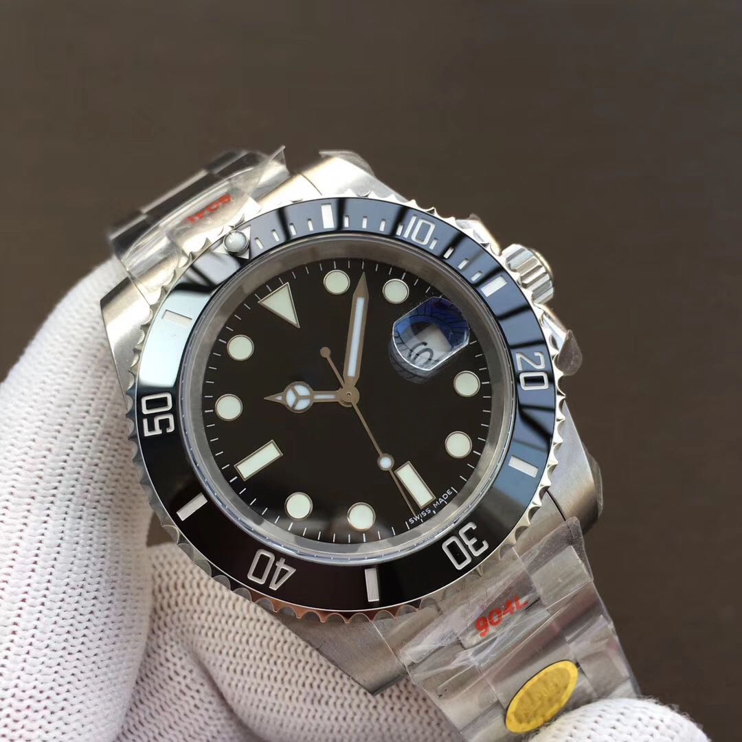 N factory V11 Top Mens Watches 116610LN Eta 2836 Sapphire Glass Automatic mechanical watch Ceramic Bezel Dial Luminous diving 100M 904L, Black
N factory V11 Top Mens Watches 116610LN Eta 2836 Sapphire Glass Automatic mechanical watch Ceramic Bezel Dial Luminous diving 100M 904L, Black