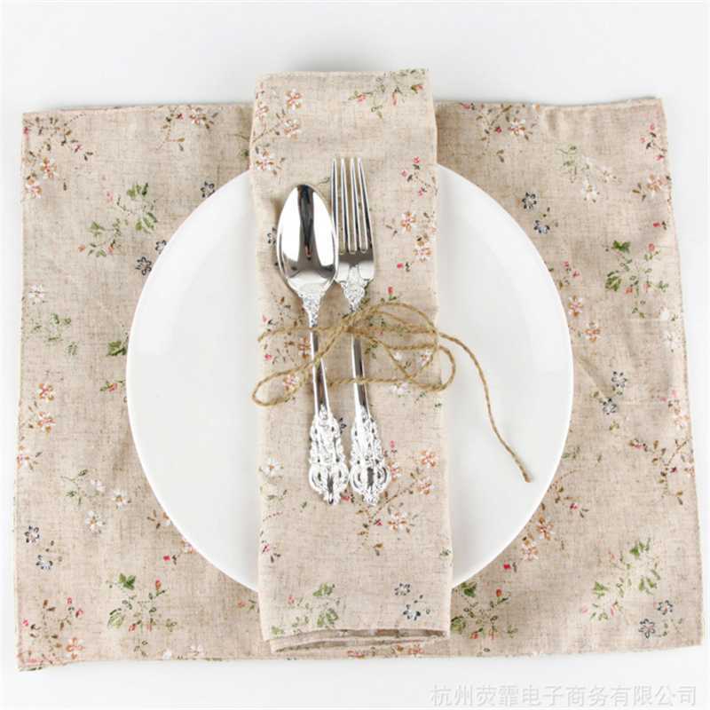 Insulation Dining Table Mat Popular Print Fabric Linen Placemat Heat Kids Table Napkin Fabric Country Placemats Accessories
Insulation Dining Table Mat Popular Print Fabric Linen Placemat Heat Kids Table Napkin Fabric Country Placemats Accessories
