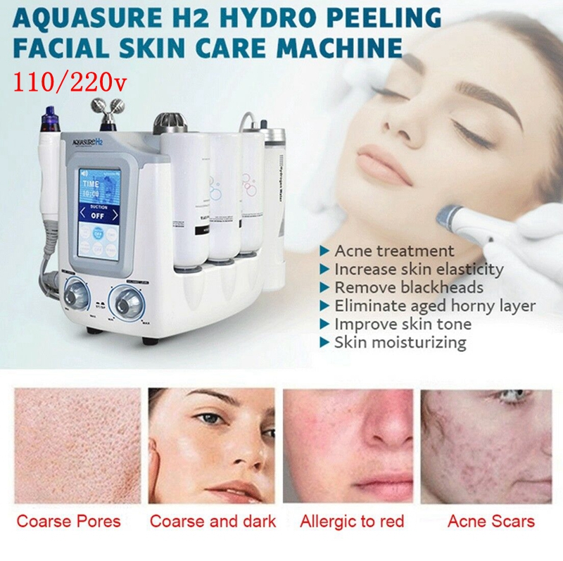 Nouvelle Arrivée Aquasure H2 Hydro Dermabrasion Hydra Machine Faciale BIO Lifting Massage Aqua Peeling Soins Du Visage Nettoyage En Profondeur An