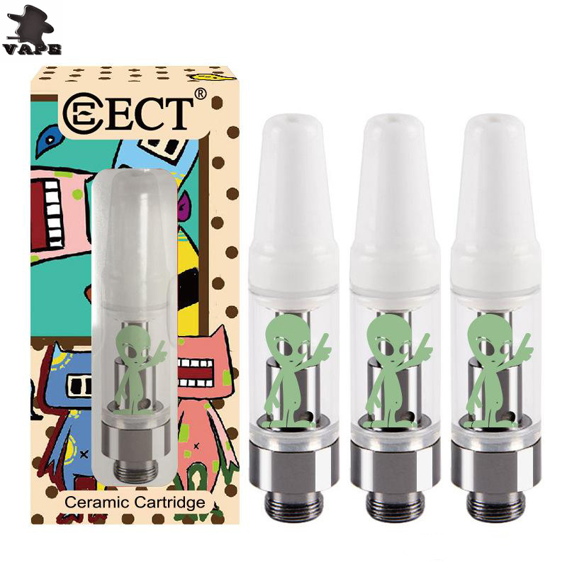 Authentic ECT Alien vape cartridges 0.5ml/1.0ml ceramic coil 510 thread battery for TKO Cartridges thick oil vape packaging DHL free
Authentic ECT Alien vape cartridges 0.5ml/1.0ml ceramic coil 510 thread battery for TKO Cartridges thick oil vape packaging DHL free