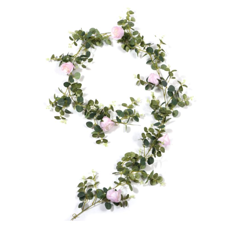 Artificial Rose Silk Eucalyptus Leaf Garland Simulation Eucalyptus Leaves Rattan Wedding Party Backdrop Wall Decor Rattan M12, As shown
Artificial Rose Silk Eucalyptus Leaf Garland Simulation Eucalyptus Leaves Rattan Wedding Party Backdrop Wall Decor Rattan M12, As shown