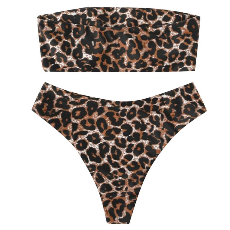 Swimwear Swimsuit Women' Swimming Suit Bikini 2020 Women Leopard Bandage Bikini Set Push-Up Brazilian Swimwear Beachwear
Swimwear Swimsuit Women' Swimming Suit Bikini 2020 Women Leopard Bandage Bikini Set Push-Up Brazilian Swimwear Beachwear