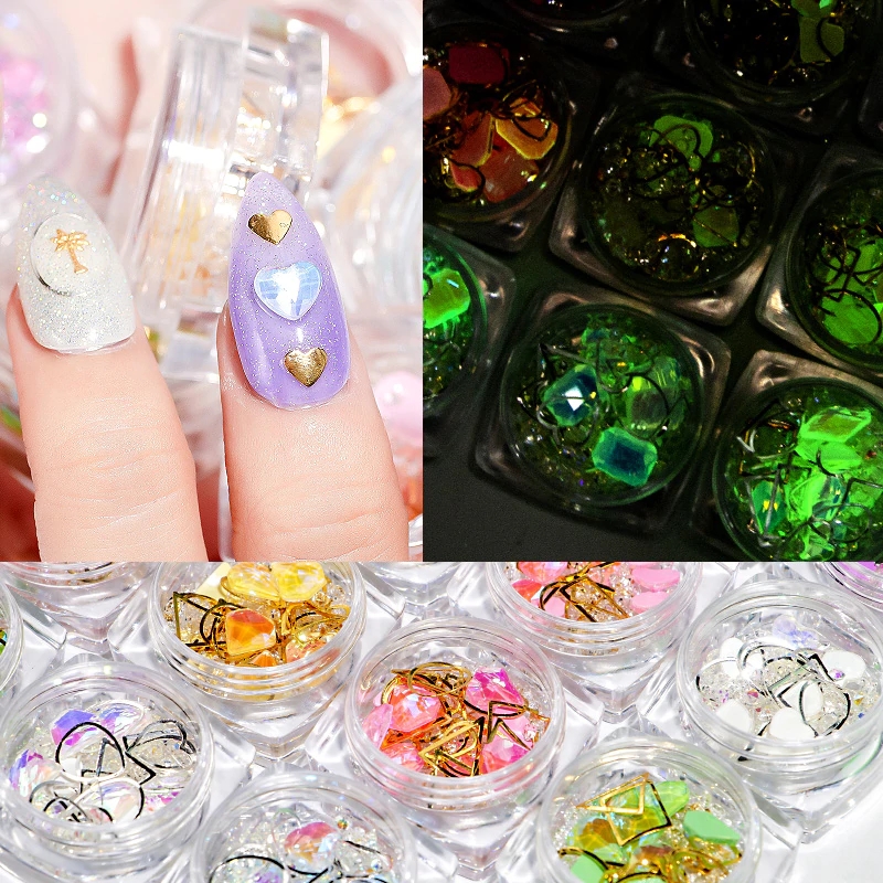 CYSHMILY 6box/set 3D Colorful shiny Crystal Diamond gem Nail Ornament jewelry Nail Rhinestone For manicure
CYSHMILY 6box/set 3D Colorful shiny Crystal Diamond gem Nail Ornament jewelry Nail Rhinestone For manicure
