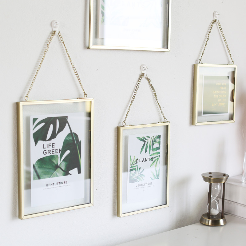 Gold Metal Glass Photo Frame Portrait Vintage Hanging Picture Frames Double Sided Gift Home Decoation
Gold Metal Glass Photo Frame Portrait Vintage Hanging Picture Frames Double Sided Gift Home Decoation