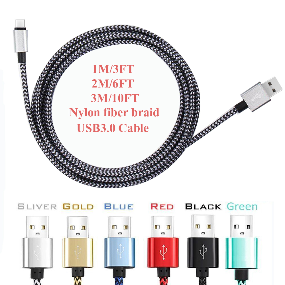 SKYLET 3M 10FT Type C USB C Cable Braid USB Cable Data Sync Charging Cords for Universal Phones Samsung LG Huawei with Metal Housing Plug, Mixed colors
SKYLET 3M 10FT Type C USB C Cable Braid USB Cable Data Sync Charging Cords for Universal Phones Samsung LG Huawei with Metal Housing Plug, Mixed colors
