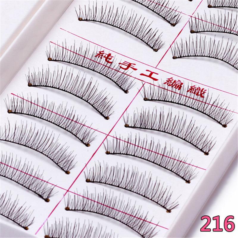 Handmade Natural Long False Eyelashes Makeup Maquillage Eyelashes Natural Fashion Long False For Makeup 10 Pairs
Handmade Natural Long False Eyelashes Makeup Maquillage Eyelashes Natural Fashion Long False For Makeup 10 Pairs