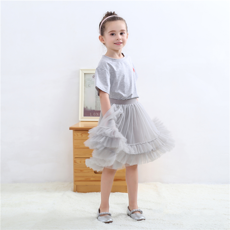 Girls Hi-lo tutu skirts Kids girl Mauve Tulle Skirt Wedding Bridal Bridesmaid Skirt Knee Length Skirt with Ruffles 1-10 YS