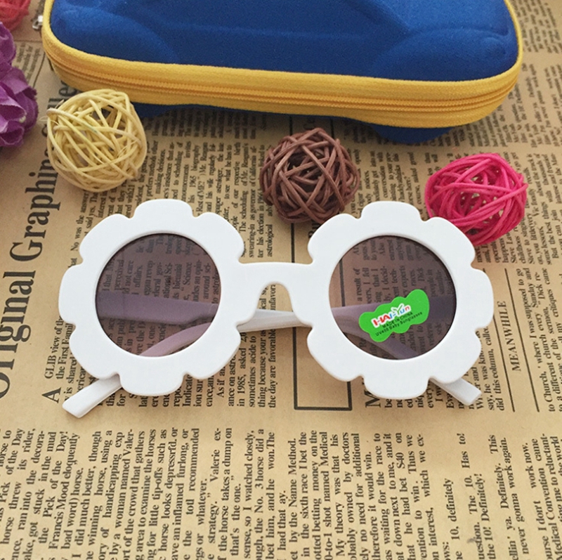 Sunglasses Sunflower Frame Girls Eyeglasses Baby Girl Sun Glasses Children Beach Eyewear Fashion Kids Accessories 6 Colors DHW3589 Z260305