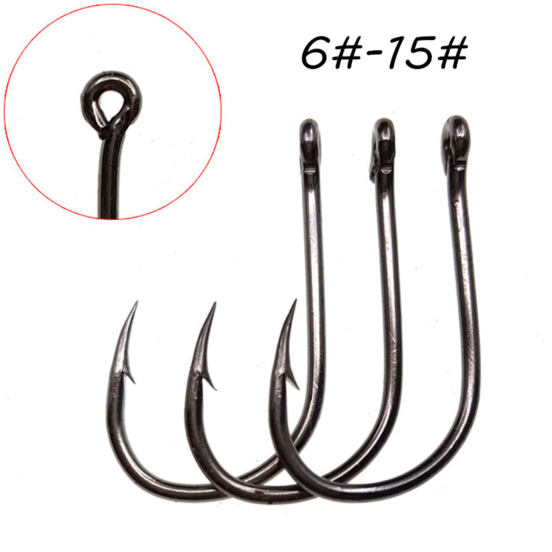 1000pcs/lot 6#-15# Black Ise Hooks High Carbon Steel Barbed Fishing Hooks Fishhooks Pesca Carp Fishing Tackle Accessories KL_51
1000pcs/lot 6#-15# Black Ise Hooks High Carbon Steel Barbed Fishing Hooks Fishhooks Pesca Carp Fishing Tackle Accessories KL_51