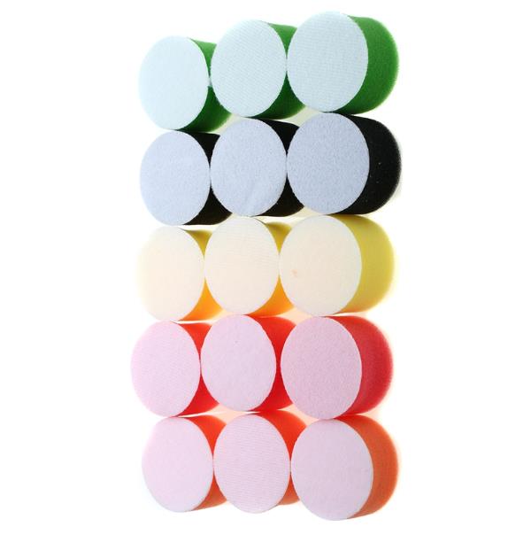 16Pcs/Set Polishing Pad For Car Polisher 2 Inch 50mm Polishing Circle Buffing Pad Tool Kit For Car Polisher Wax Pulidora Auto