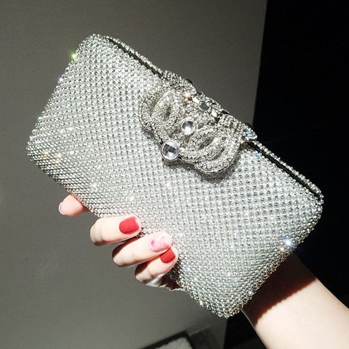 New Fashion Crystal Rhinestone Ladies Wedding Party Bridal Silver Black Clutch Evening Bag hand bags Shoulder Purse Wallet Makeup Kit, Gold
New Fashion Crystal Rhinestone Ladies Wedding Party Bridal Silver Black Clutch Evening Bag hand bags Shoulder Purse Wallet Makeup Kit, Gold