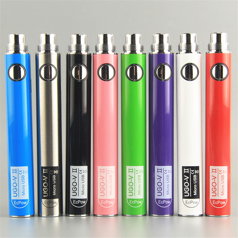 100% Original UGO V II 650 900 mAh EVOD eGo T 510 Thread Vape Pen Battery Micro USB Passthrough Vape batteries & Charger e cigs vaporizers
100% Original UGO V II 650 900 mAh EVOD eGo T 510 Thread Vape Pen Battery Micro USB Passthrough Vape batteries & Charger e cigs vaporizers