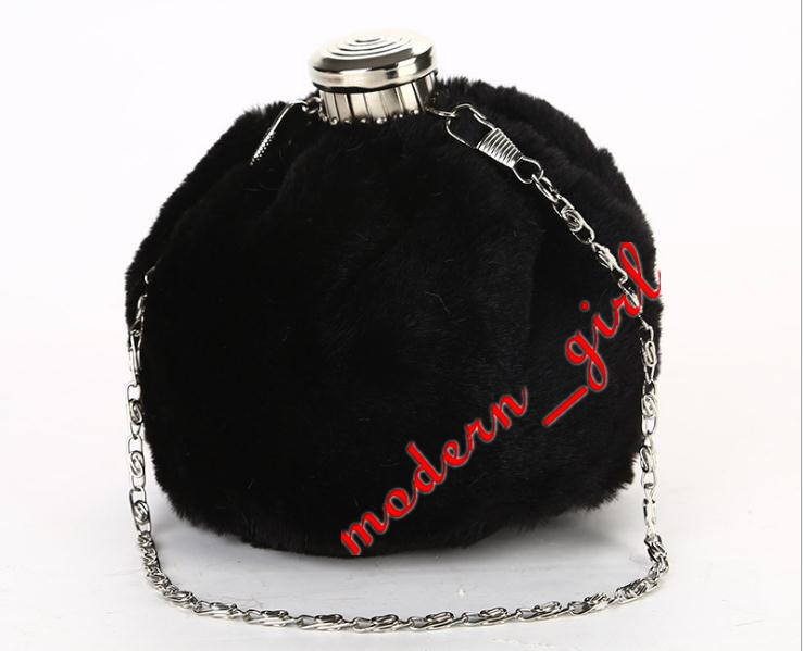 Fashion Factory Brand New Handmade Bags Plush Evening Bridal Hand Bag Chain Handbags Ladies Shoulder Bag Purse Wallets