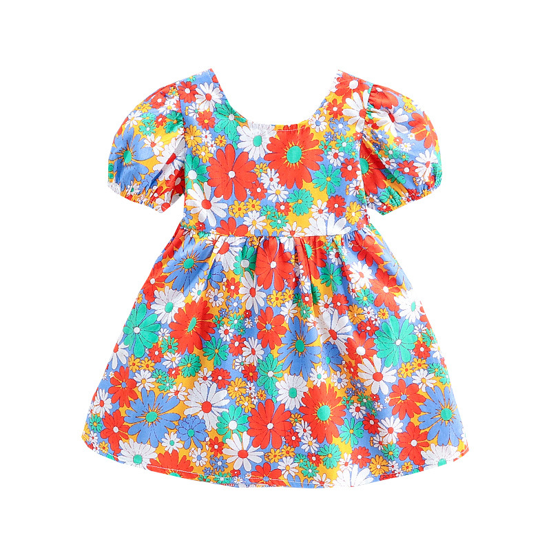 Summer Kids Baby Girls Holiday Dress Flowers Print Short Sleeve Knee Length A-Line Dress Outfits 1-6Y, As pic
Summer Kids Baby Girls Holiday Dress Flowers Print Short Sleeve Knee Length A-Line Dress Outfits 1-6Y, As pic
