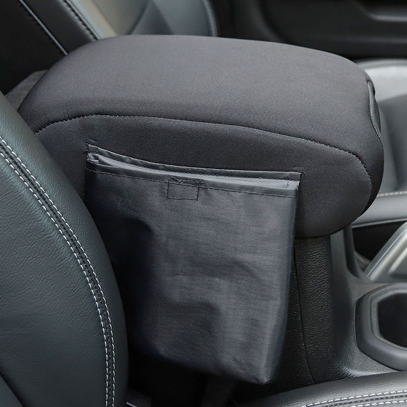 Black Car Center Console Cover Armrest Pad For Jeep Wrangler JL 2018+ Factory Outlet Auto Interior Accessories