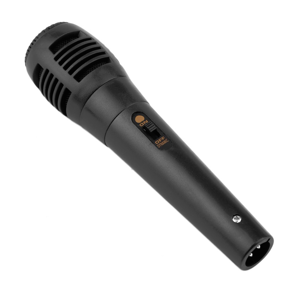 Promotion Universal Wired Unidirectional Handheld Dynamic Microphone Voice Recording Noise Isolation Microphone Black