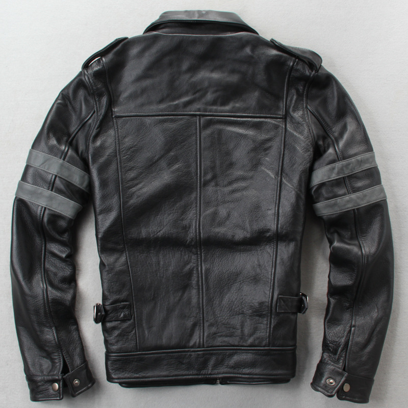 Vintage Genuine Men Men's Streetwear Motor Jacket Real Cow Leather Jackets Brown 2228 YY558
Vintage Genuine Men Men's Streetwear Motor Jacket Real Cow Leather Jackets Brown 2228 YY558