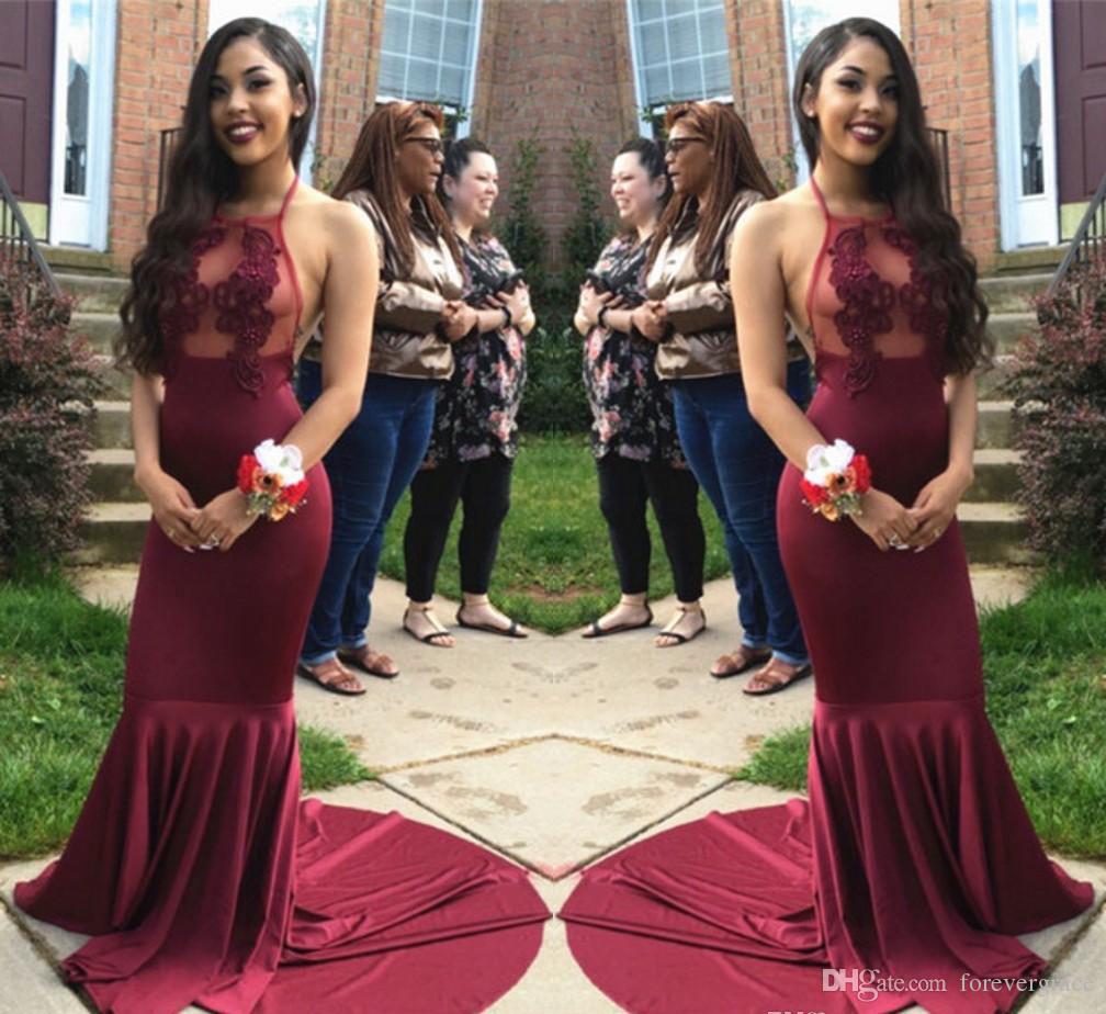 2019 Cheap Burgundy Halter Evening Dress With Applique Long Formal Holiday Wear Prom Party Gown Custom Made Plus Size, White
2019 Cheap Burgundy Halter Evening Dress With Applique Long Formal Holiday Wear Prom Party Gown Custom Made Plus Size, White