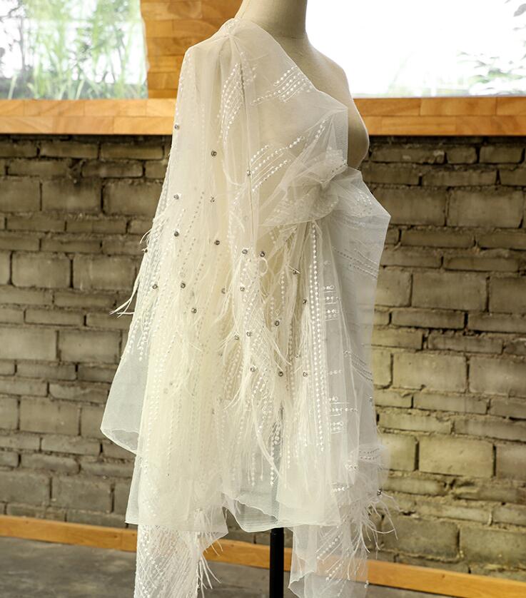 Ostrich perspective White pearl curtains beaded mesh lace home textiles diy fabric dress laser sexy wedding gauze party tweed fabric A437
Ostrich perspective White pearl curtains beaded mesh lace home textiles diy fabric dress laser sexy wedding gauze party tweed fabric A437