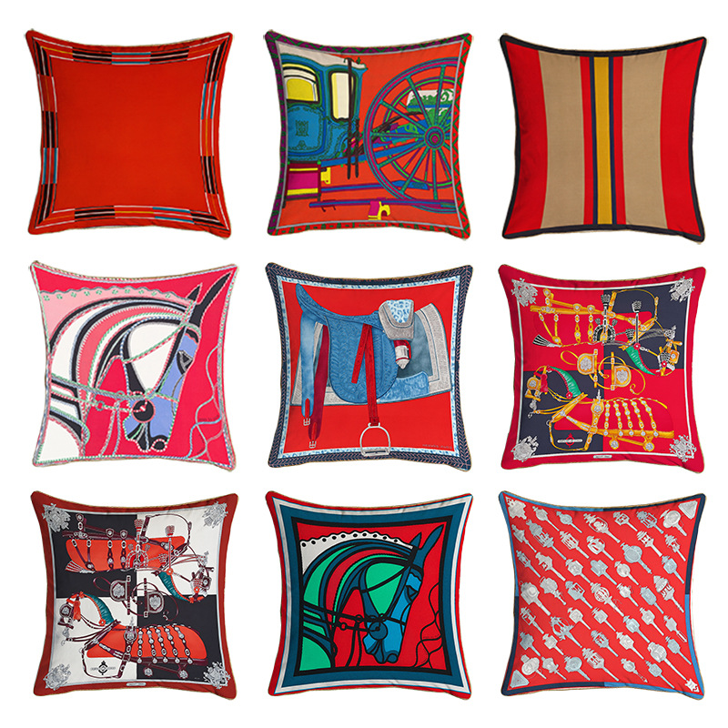 Christmas Decoration Pillow Cases Horse Pillow Covers Autumn Home Sofa Bedroom Car Decor Velvet Red Cushion Cover, 05
Christmas Decoration Pillow Cases Horse Pillow Covers Autumn Home Sofa Bedroom Car Decor Velvet Red Cushion Cover, 05