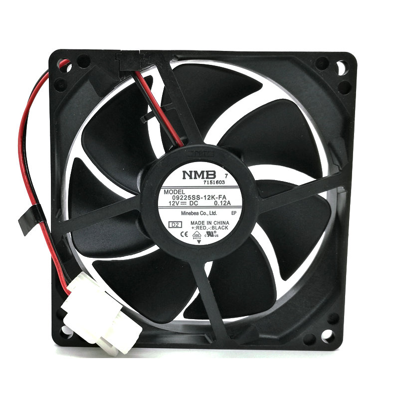 New Original NMB 09225SS-12K-FA DC12V 0.12A 90x90x25MM 9cm 2Lines Cooling fan
New Original NMB 09225SS-12K-FA DC12V 0.12A 90x90x25MM 9cm 2Lines Cooling fan