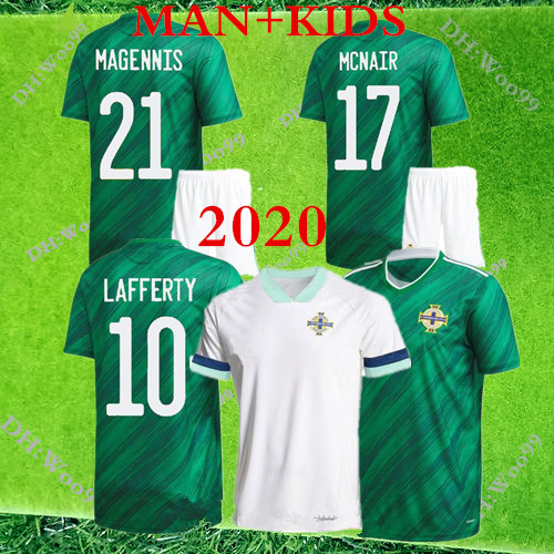 2020 Northern Ireland home green and away white soccer jerseys EVANS DAVIS WHYTE MCNAIR Man and Kids Football shirts, Black;yellow
2020 Northern Ireland home green and away white soccer jerseys EVANS DAVIS WHYTE MCNAIR Man and Kids Football shirts, Black;yellow