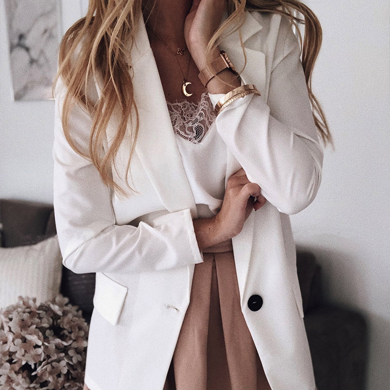 Solid Notched Women' Blazer Plus Size 5XL Long Sleeve Office Ladies Coat 2020 Spring Autumn Thin Fashion Ladies Blazer Tops, Yellow
Solid Notched Women' Blazer Plus Size 5XL Long Sleeve Office Ladies Coat 2020 Spring Autumn Thin Fashion Ladies Blazer Tops, Yellow