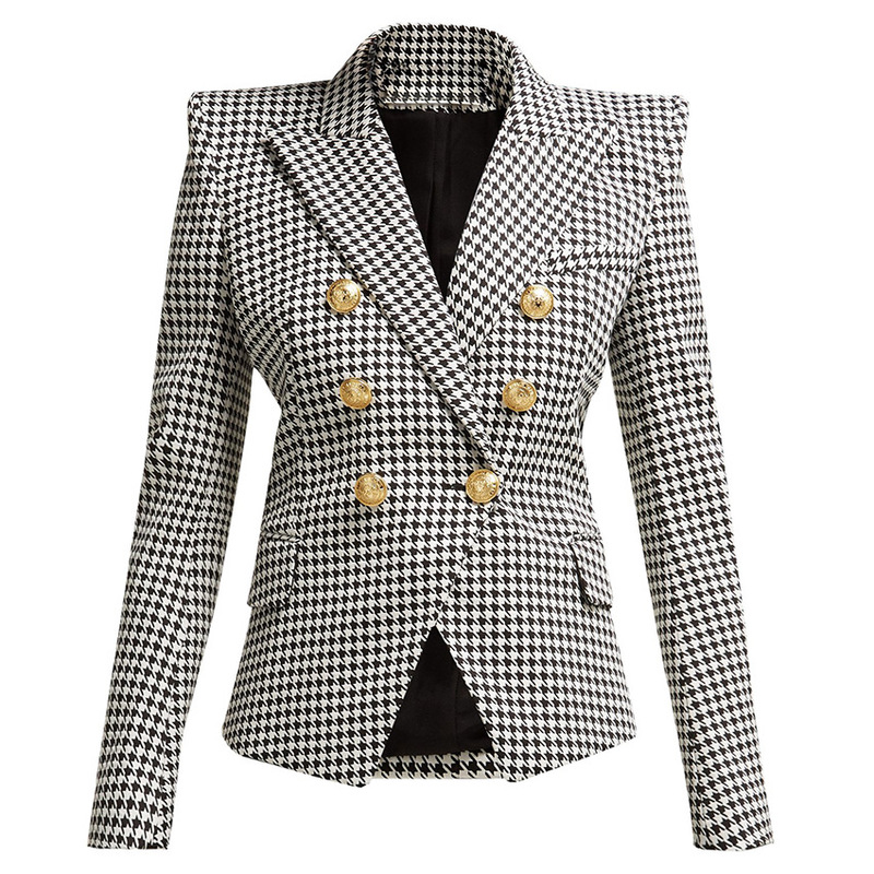 New States hot style 2019 female double breasted jacket coat metal small suit the lion deduct plover cultivate morality, See chart
New States hot style 2019 female double breasted jacket coat metal small suit the lion deduct plover cultivate morality, See chart