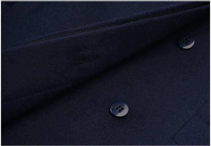 Air China stewardess overcoat women long Robe slim knee Length Coat woollen Flight stewardess Clothing Flight attendant Garment