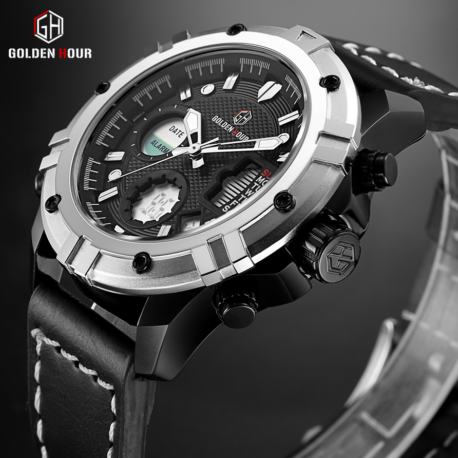 Reloj Hombre GOLDENHOUR Sport Leather Men Watch Automatic Casual Mens Watches Military Waterproof Male Clock Relogio Masculino, No send watch for shipping
Reloj Hombre GOLDENHOUR Sport Leather Men Watch Automatic Casual Mens Watches Military Waterproof Male Clock Relogio Masculino, No send watch for shipping
