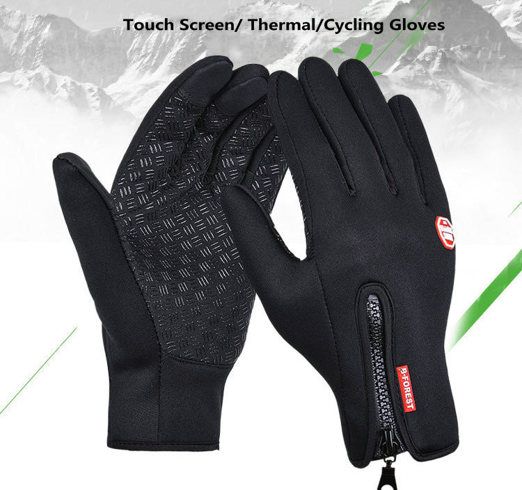 Cycling Gloves Unisex Touch Screen Winter Thermal Warm Cycling Bicycle Bike Ski Outdoor Camping Hiking Motorcycle Gloves, Black
Cycling Gloves Unisex Touch Screen Winter Thermal Warm Cycling Bicycle Bike Ski Outdoor Camping Hiking Motorcycle Gloves, Black
