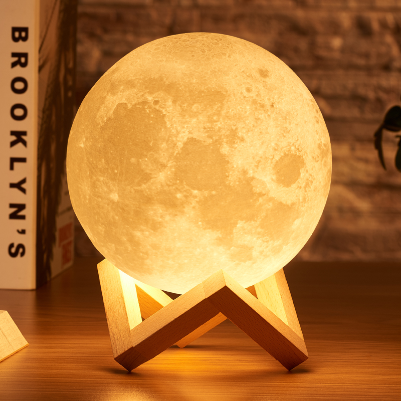 Rambery moon lamp 3D print night light Rechargeable 3 Color Tap Control lamp lights 16 Colors Change Remote LED moon light gift
Rambery moon lamp 3D print night light Rechargeable 3 Color Tap Control lamp lights 16 Colors Change Remote LED moon light gift
