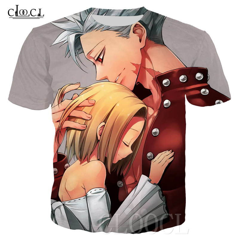 Japan Anime The Seven Deadly Sins T Shirts Men 3D Print Fashion Short Sleeve Unisex Streetwear Fashion T-shirt Harajuku Tops, T shirt 1
Japan Anime The Seven Deadly Sins T Shirts Men 3D Print Fashion Short Sleeve Unisex Streetwear Fashion T-shirt Harajuku Tops, T shirt 1