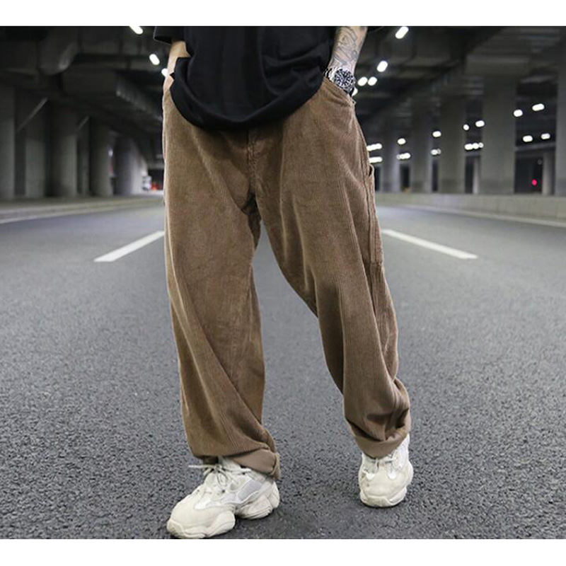 Men's Corduroy Long Trousers Retro Fashion Straight Trouser Plus Size Rap Hip Hop Pants Men Casual Men Bottoms, Black
Men's Corduroy Long Trousers Retro Fashion Straight Trouser Plus Size Rap Hip Hop Pants Men Casual Men Bottoms, Black