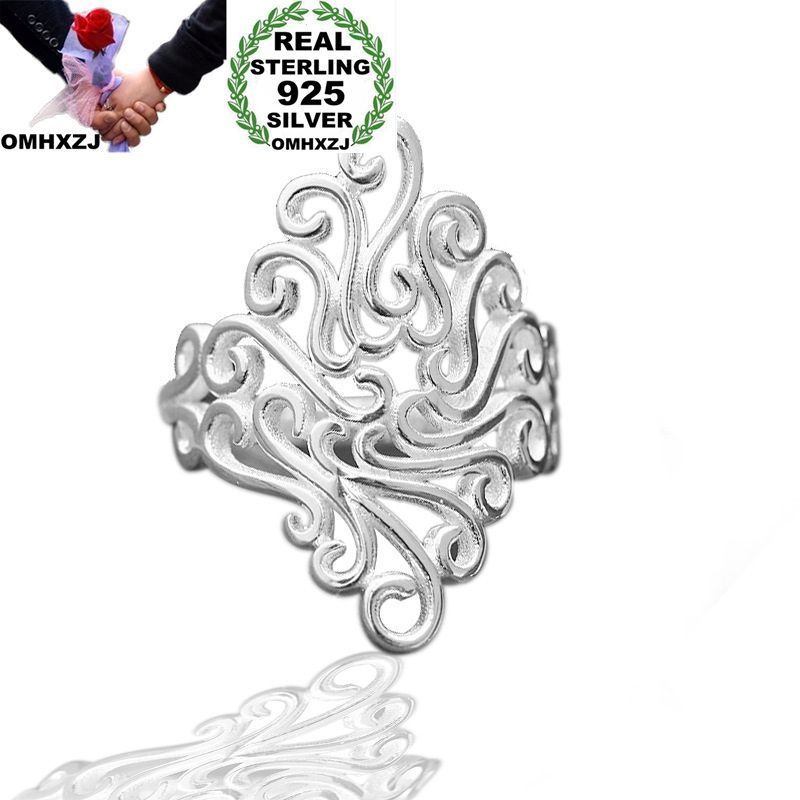 OMHXZJ Wholesale Personality Fashion OL Woman Girl Party Gift Hollow 925 Sterling Silver 18KT Yellow Gold Taiyin Ring RN227
OMHXZJ Wholesale Personality Fashion OL Woman Girl Party Gift Hollow 925 Sterling Silver 18KT Yellow Gold Taiyin Ring RN227