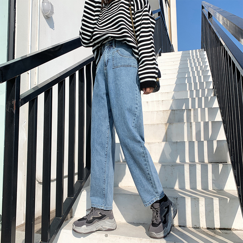 High Waist Jeans Women Spring and Autumn Plus Size Was Thin Loose Fashion Casual Wide-Leg Jeans Women, Black
High Waist Jeans Women Spring and Autumn Plus Size Was Thin Loose Fashion Casual Wide-Leg Jeans Women, Black