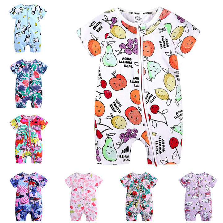 New Baby Romper short Sleeve Zipper Newborn Baby Boy Clothes summer Cotton Baby Pajamas 0-24 M Kids Clothing, As show
New Baby Romper short Sleeve Zipper Newborn Baby Boy Clothes summer Cotton Baby Pajamas 0-24 M Kids Clothing, As show