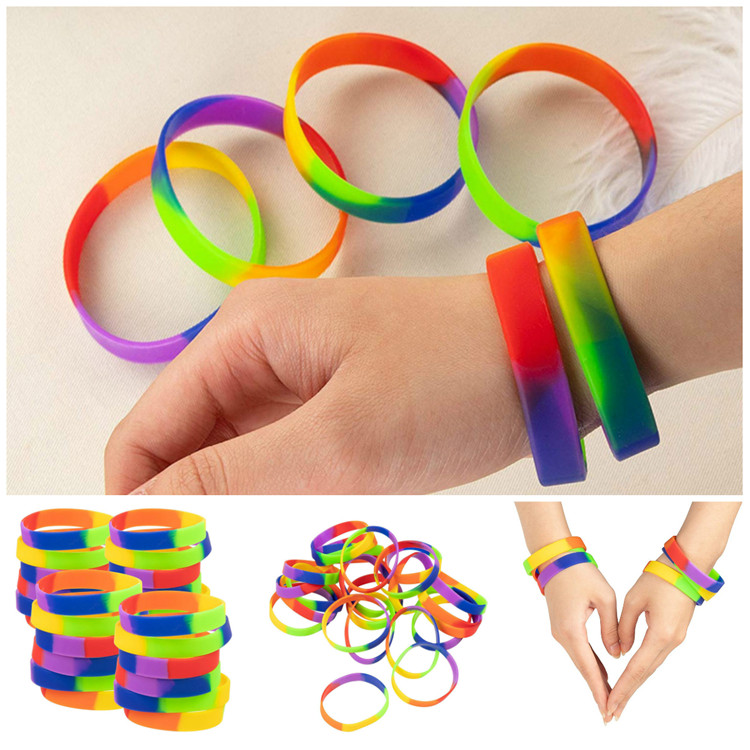 LGBT LESBIAN Rainbow Silicone Bracelets Gay Rubber Sports Wrist Band Wristlet Bracelet Wristband party favor T9I00441
LGBT LESBIAN Rainbow Silicone Bracelets Gay Rubber Sports Wrist Band Wristlet Bracelet Wristband party favor T9I00441