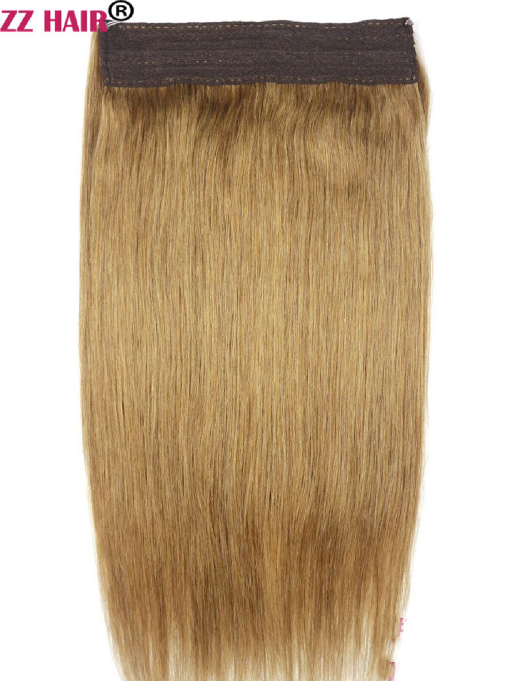 16"-28" One Piece Set 140g 100% Brazilian Remy Flip Human Hair Extensions Fish Line No Clips Natural Straight