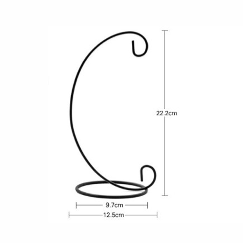 Holder for Hanging Glass Vase for Flower Fish Tank Hanging Bulb Metal Holder Stand Transparent Hanging Glass Vase Flower