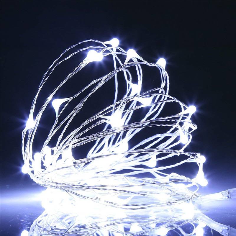LED String Lights Twnikle Fairy Lights Waterproof 8 Modes 50Led 100 Led USB Plug in Copper Wire Firefly Holiday Lights strip