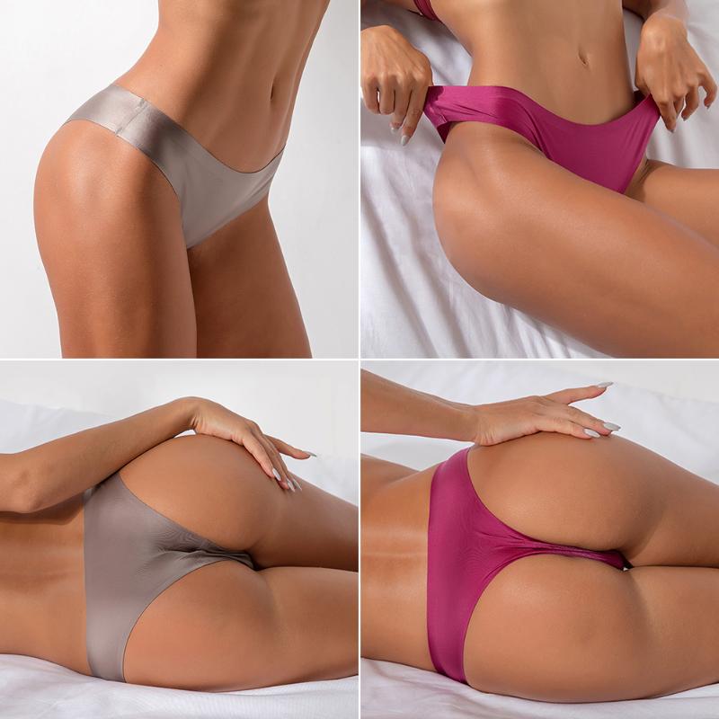 Ice Silk Seamless Panties for Women Sports Briefs Sexy Solid Thongs Plus Size Female Sexy Underwear, Rose red
Ice Silk Seamless Panties for Women Sports Briefs Sexy Solid Thongs Plus Size Female Sexy Underwear, Rose red
