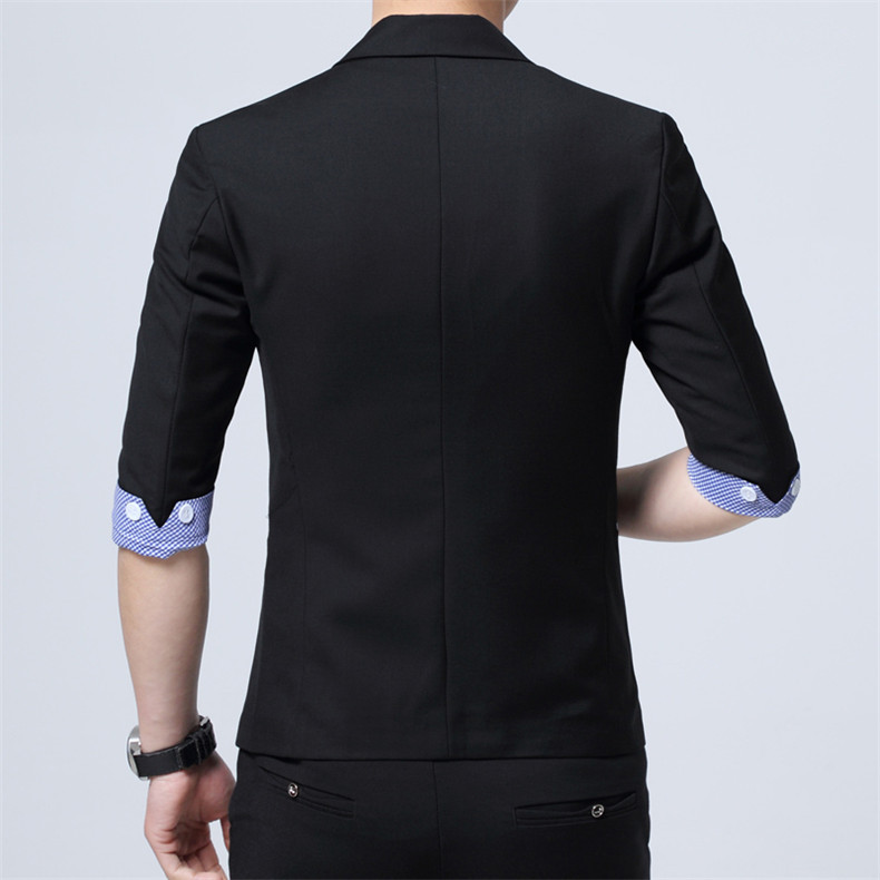 MRMT 2019 Brand Summer Men's Suit Seven-quarter Sleeve Small Suit Thin Overcoat for Male Outer Wear Clothing Garment