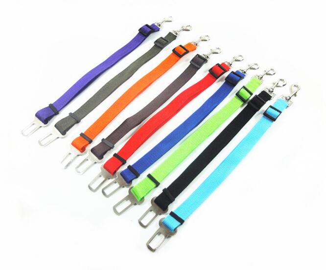 Pet Dog Cat Car Seat Belt Adjustable Harness Seatbelt Lead Leash for Small Medium Dogs Travel Clip Pet Supplies GB1168