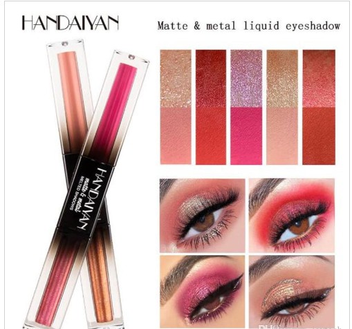 HANDAIYAN 5colors Liquid Glitter Eyeshadow Pencil Shimmer Eyeshadow Waterproof Long-lasting Shimmer Eyeshadow Eye Makeup Accessorices
HANDAIYAN 5colors Liquid Glitter Eyeshadow Pencil Shimmer Eyeshadow Waterproof Long-lasting Shimmer Eyeshadow Eye Makeup Accessorices
